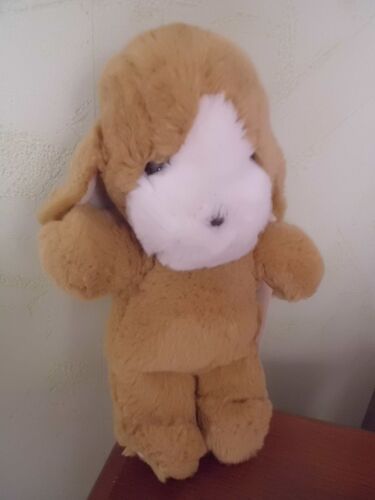 Peluche Chien Marron Et Blanc Boulgom