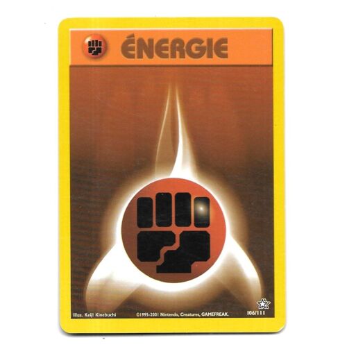 Carte Pokémon Energie Combat 106/111 - Neo Genesis Wizards (Vf)