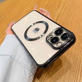 Coque De Protection Pour Iphone 15 Pro Max, Avec Magnétique, Fine Et Transparente, Anti-Rayures, Anti-Chocs, Anti-Chute, Avec Protection De L'Appareil Photo Pour Iphone 15 Pro Max,[SHJ41906974]