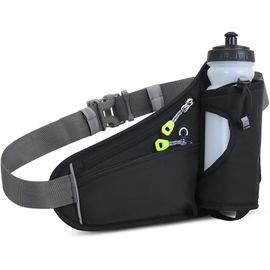 Apt-Flintronic Ceinture Running, Sac Banane Sport Belt Avec Poche Etanche, Ceinture D`Hydratation Réglable Homme Femme Smartphone Escalade Randonnée Voyage