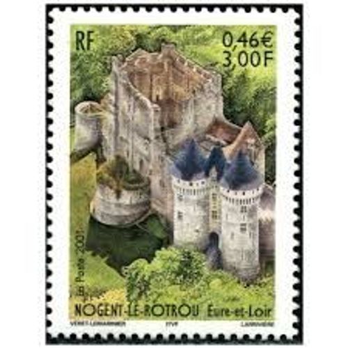 Château De Nogent Le Rotrou Année 2001 N° 3386 Yvert Et Tellier Luxe