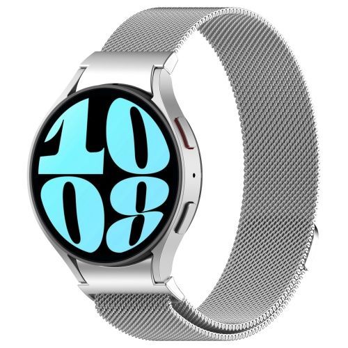 Bracelet Milan En Acier Inoxydable À Dégagement Rapide Pour Samsung Galaxy Watch Fe 40 Mm (Argent)