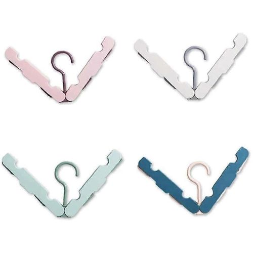 Cintres de voyage pliables, 4 brosses de voyage portables pliables, cintres pliables pour sécher les vêtements