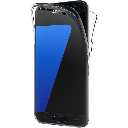 Kwex-Coque Samsung Galaxy S7 Edge, 360°Full Body Transparente Silicone Coque Pour Samsung Galaxy S7 Edge Housse Silicone Etui Case (5,5 Pouces)