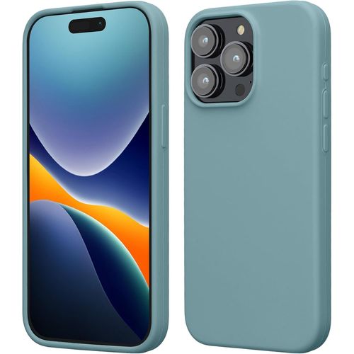 Coque Pour Iphone 15 Pro Max Coque - Housse De Téléphone Fine En Silicone Avec Surface Douce Et Anti-Choc - Antique Stone