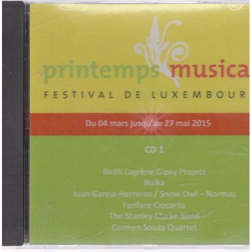 Cd - Printemps Musical - Festival Du Luxembourg - 2015