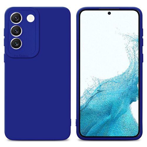 Cadorabo Housse compatible avec Samsung Galaxy S22 en FLUID BLEU - Étui de protection en silicone TPU flexible