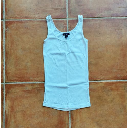 Débardeur Femme Couleur Blanc Taille Xs Marque Jennyfer