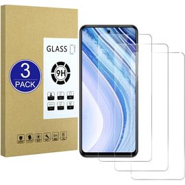 KAL-[3 Pièces Compatible Avec Le Protecteur D'Écran Xiaomi Redmi Note 9 Pro/9SFilm De Protection 2.5D[Dureté 9HInstallation FacileIncassable] Qualité Supérieure Film En Verre Trempé