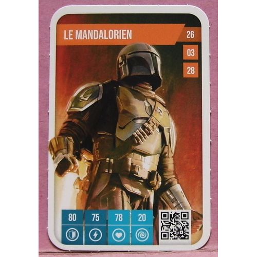Carte Star Wars - Le Mandalorien - 26 - 03 - 28 - Auchan 2025