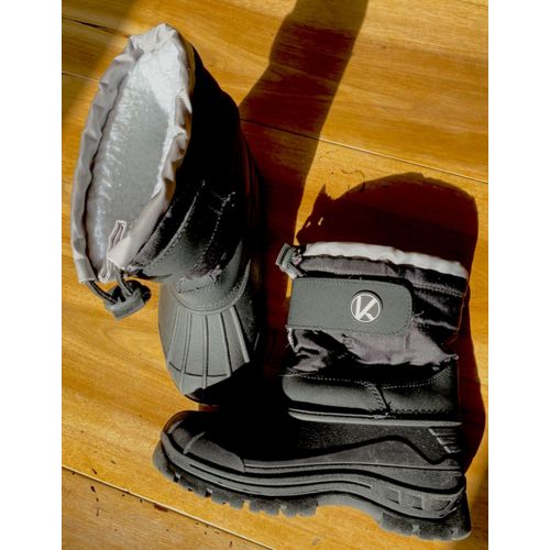 Bottes De Neige Noires Enfants Taille 33/34, K