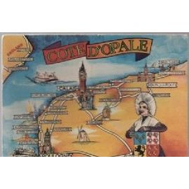 Carte Postale N° 1 Theme Cartographie - Cote D'Opale