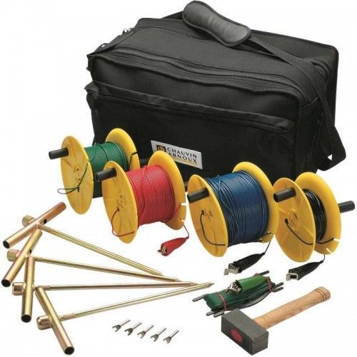 Kit de terre et résistivité 4P 50m - P01102040 CHAUVIN ARNOUX