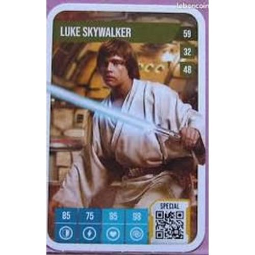 Carte Star Wars Auchan 2025 N°59 - Luke Skywalker