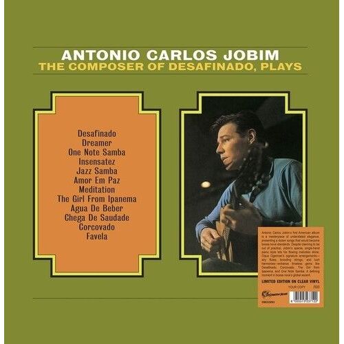 Antonio Carlos Jobim - The Composer Of Desafinado, Plays [Vinyl Lp] Colored Vinyl, Clear Vinyl