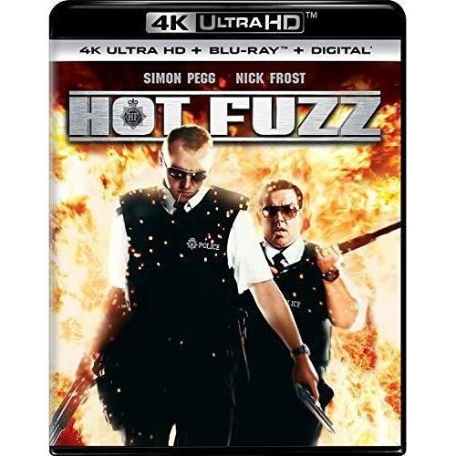 Hot Fuzz [Ultra Hd] With Blu-Ray, 4k Mastering, 2 Pack