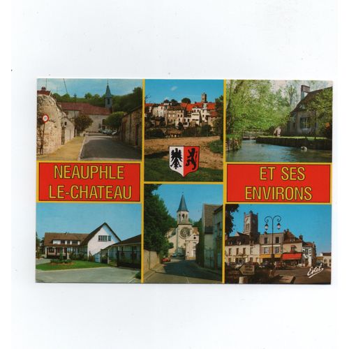 Neauphle-Le-Château Et Ses Environs - Carte Multi-Vues, Editions Estel.
