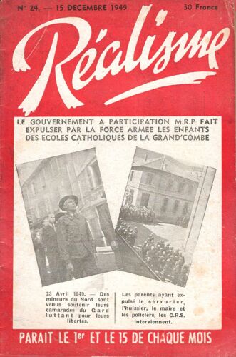 Réalisme Numéro 24 Du 15/12/1949