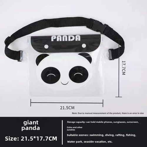 Sac Étanche Pour Téléphone Grande Taille En Forme De Panda Péteresse Pour Surf Et Plage Stock Instantané Couleur Unie