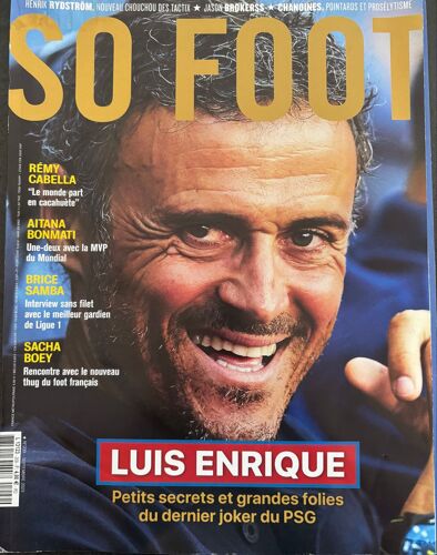 Magazine So Foot Luis Enrique 2023