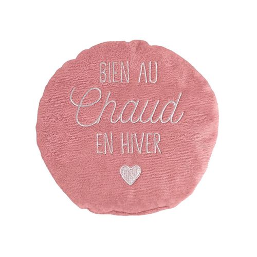 Bouillotte aux noyaux de cerise bien au chaud en hiver