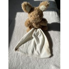 Doudou Peluche Kangourou Tigex Et Son Mouchoir 