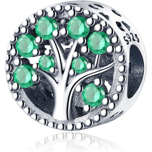 Eryi-Pendentif Charm Pour Femmes En Argent 925 - Perles Compatibles Avec Les Bracelets Pandora Et Les Colliers, Compatibles Avec Les Bracelets Européens Pour Femmes Et Filles, Modèle X2