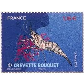 Série Nature : (36) Faune : Coquillages Et Crustacés : Crevette Bouquet Année 2022 N° 5556 Yvert Et Tellier Luxe
