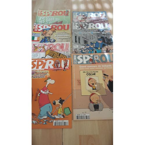 Lot De Magazines Spirou Années 2002