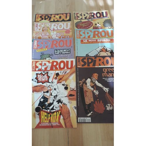 Lot De Magazines Spirou Année 2001