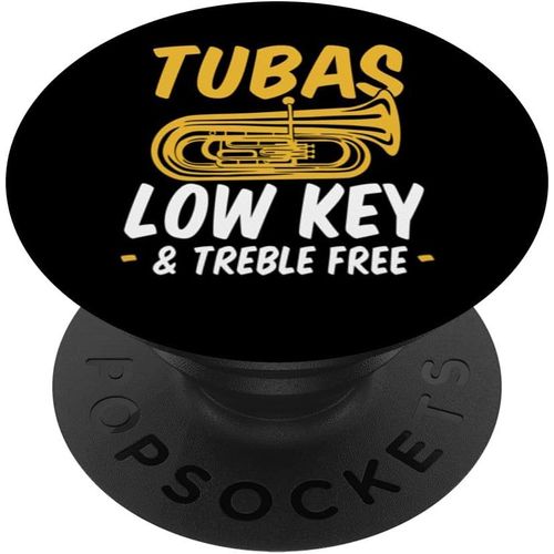 Kalanka-Tuba Brass Lecteur De Tuba Orchestre Graphique Amusant Popsockets Popgrip Adhésif