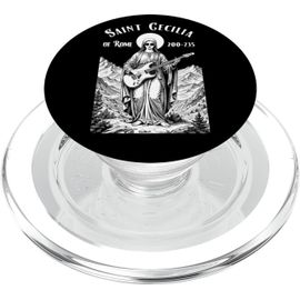 Kalanka-Rock Music Patron Saint Cecilia Guitare Électrique Guitariste Popsockets Popgrip Pour Magsafe