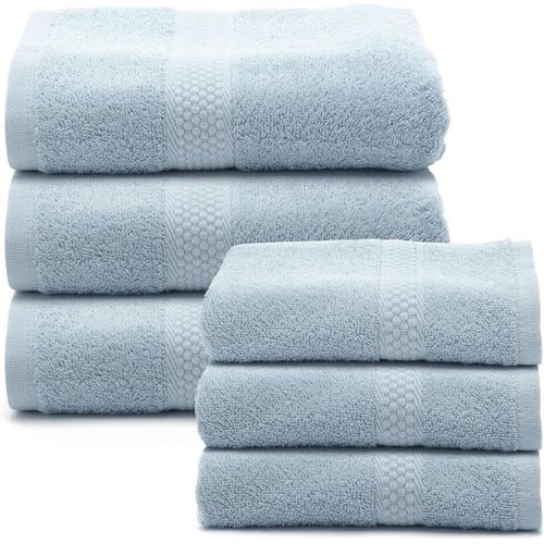 Kalanka-- Lot De Serviettes De Bain 3 Pièces En 100% Coton ¿ 3 Serviettes 60x110 Cm, Ultra Absorbantes Et Douces, Idéales Comme Drap De Bain, Serviette De Toilette Et Essuie-Main - Serviette Bain