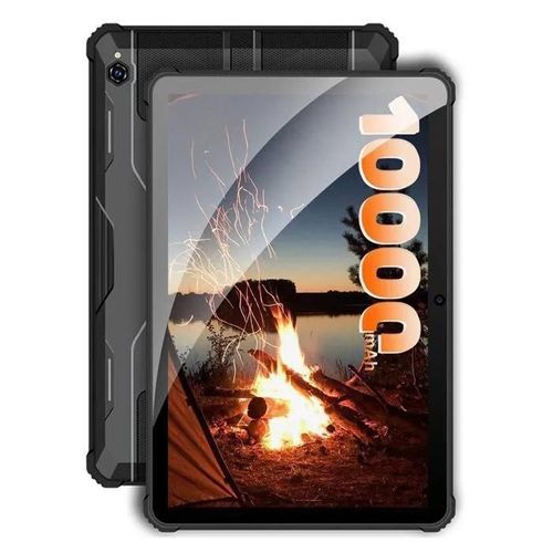Oukitel RT5 Robuste Tablette Tactile 8Go + 256Go 10.1" ¿¿cran Batterie 11000mAh Android 13 Octa Core Double SIM 4G LTE - Noir