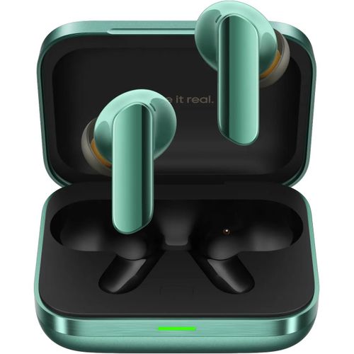 Realme Buds Air 7 Pro Ecouteurs sans Fil Casque ¿¿ R¿¿duction de Bruit avec 53dB AI Simultan¿¿e 48H d'Autonomie Bluetooth 5.4, Vert