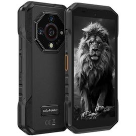 Telephone Portable Incassable Ulefone Armor X32 Pro 5G, 16Go+256Go/SD-2TB Android 14 5500mAh Smartphone Camera 64MP+16MP+25MP, Flashlight/3-Slots/5,65""/Octagon Dome-Inspired Design/GPS/OTG/NFC Noir