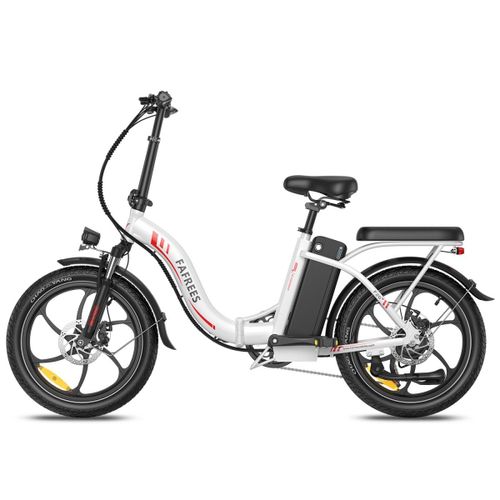 Vélo De Ville Électrique Pliable Fafrees F20+, 36 V, 20 Ah, 250 W, Blanc