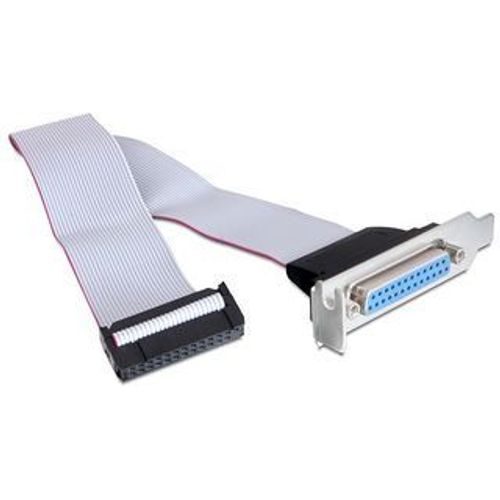 Delock Low Profile Slot Bracket > 1 x Parallel - Panneau parallèle - DB-25 (F) pour IDC 25 broches (F) - 22 cm