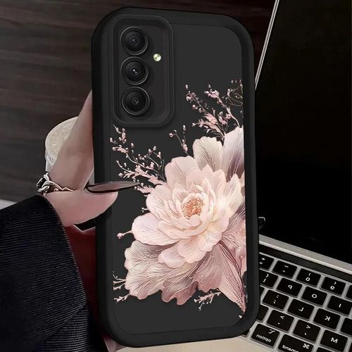 Senior-Coque En Silicone Avec Belle Fleur, Pour Samsung Galaxy A54 A05 A05s A34 A24 A14 A53 A33 A23 A13 A52 A52s A32 A22 A12 A71 A51 A31 A50,Galaxie A34,7[L761]