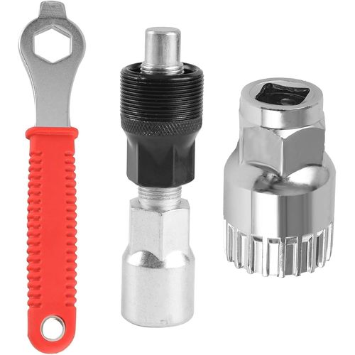 Sept-Extracteur De Manivelle De Pédalier De Vélo, Extracteur De Manivelle De Vélo Avec Clé De 16 Mm, Extracteur Pedalier Pour Démontage Manivelles De Vélo, Extracteur Roulement Velo Kit