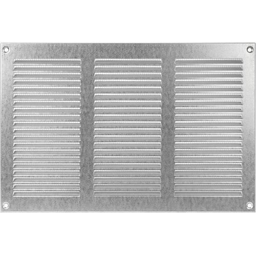 SEPT-Grille d'aération galvanisée de 30 x 20 cm \u2013 Grilles d'air à retour en acier \u2013 pour plafond et paroi latérale \u2013 CVC \u2013 avec écran de protection contre les insectes (300 x 200