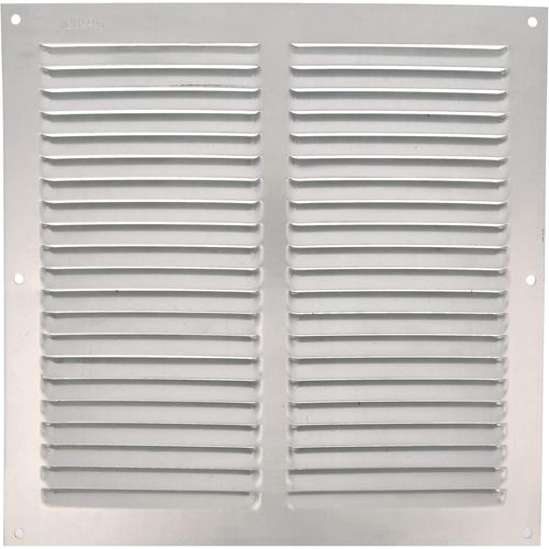 SEPT-- Grille de ventilation carrée en Aluminium | Grilles d'aération pour sortie d'air | Idéal pour plafond de cuisine et de salle de bain | Dimensions : 250 x 250 mm | Couleur: Argent