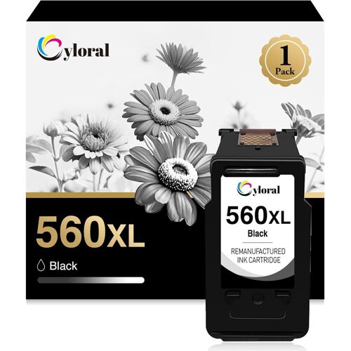 Senior-Pg-560 Xl Cartouche Encre Remplacement Pour Canon 560 Xl 560Xl Noir Pour Pixma Ts5350 Ts5350A Ts5351I Ts5350I Ts5352I Ts7450 Ts7451 Ts5352 Ts5352A Ts5351 Ts5351A Ts5353 Ts5355A Ts7450A Ts7[L1017]