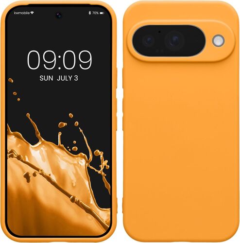 LORANKA-Housse Compatible avec Google Pixel 10 Coque - Housse de téléphone en TPU avec Protection Appareil Photo - Orange fruitée