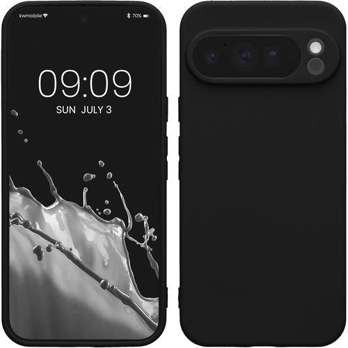 Housse Compatible Avec Google Pixel 10 Pro Xl Coque - Housse De Téléphone En Tpu Avec Protection Appareil Photo - Noir Mat