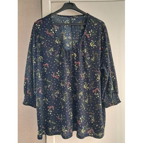 Tunique Neuve Taille 54-56 Floral Kiabi