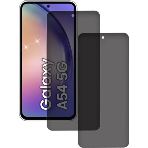 2 Pièces Verre Trempé Protection Confidentialité Pour Samsung Galaxy A54 - Anti¿Espion 30°, Dureté 9h, Anti¿Rayures, Sensible Au Toucher