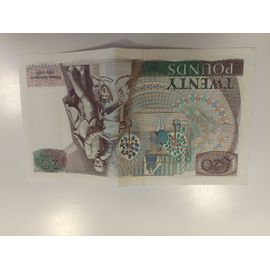 Billet 20 Pounds Royaume Uni William Shakespeare
