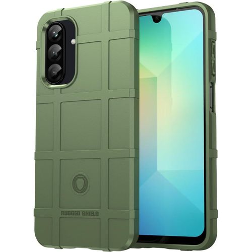 Coque Armure Tactique Samsung Galaxy A26 5g ¿ 5 Couches Antichoc, Bords Renforcés 3 Mm, Tpu Antidérapant Vert Militaire
