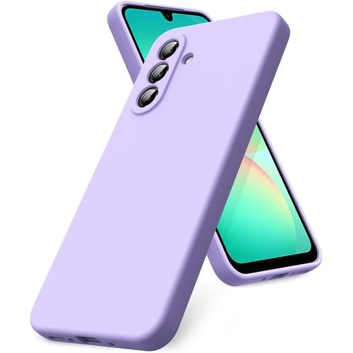 Coque Compatible Samsung Galaxy A26 5g - Silicone Liquide Ultra Douce, Antidérapante Et Anti-Traces, Violet Clair